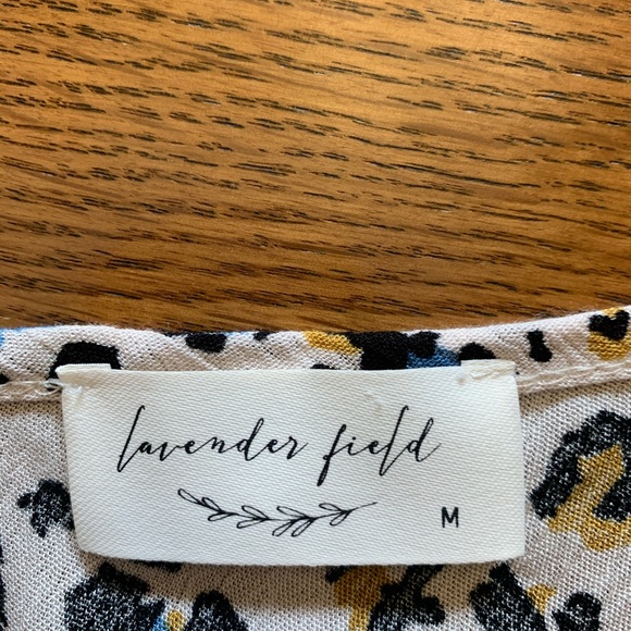 Lavender Field button front cami T042 - Picture 5 of 6